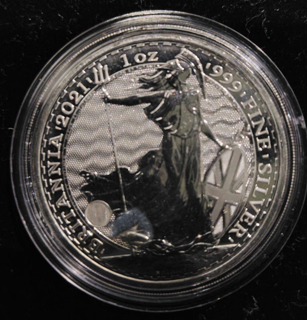 2021年/ エリザベス女王 /ブリタニア/2ポンド 銀貨/新品