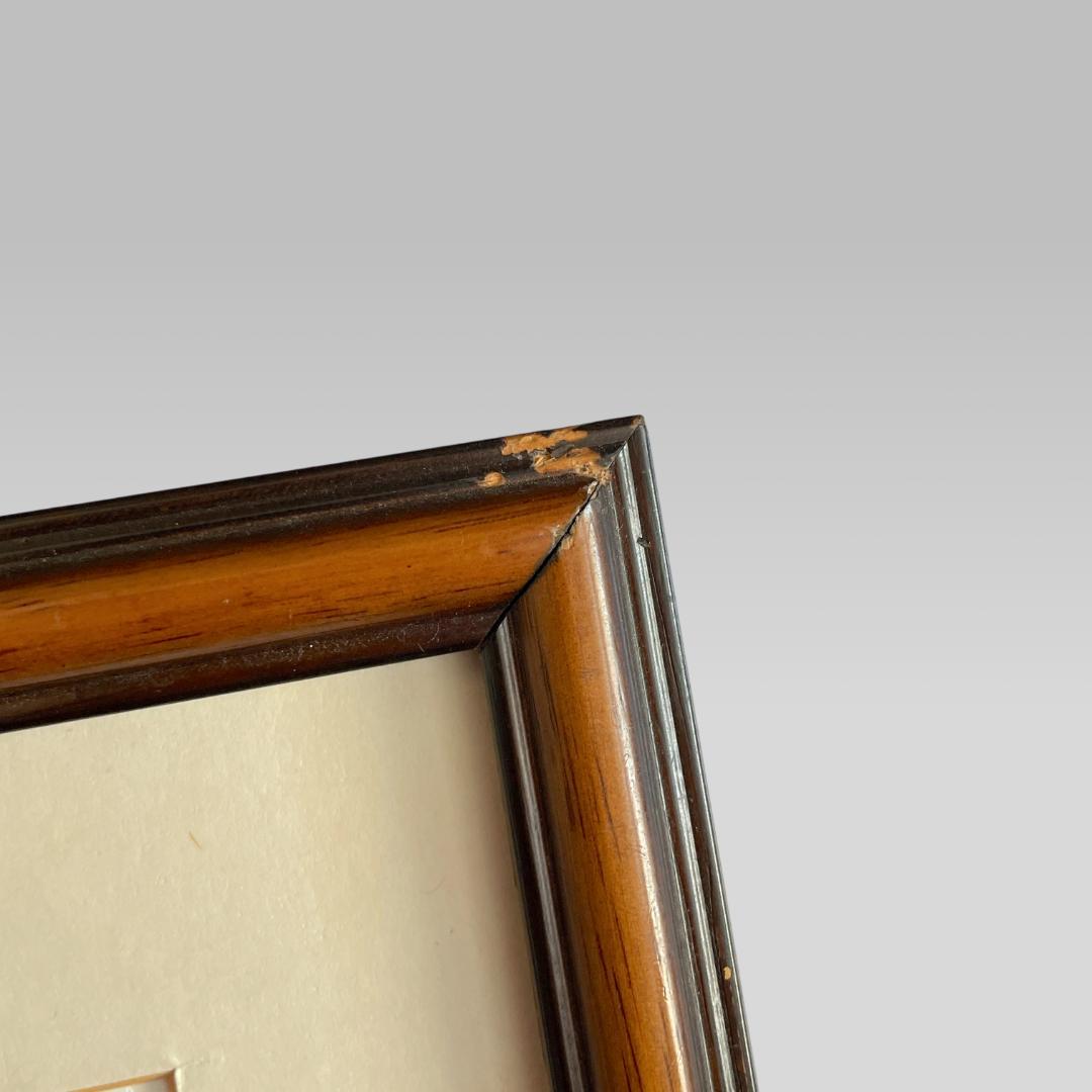 フランス ヴィンテージ【アノニマスアート】額装ポスター 壁掛け オブジェ