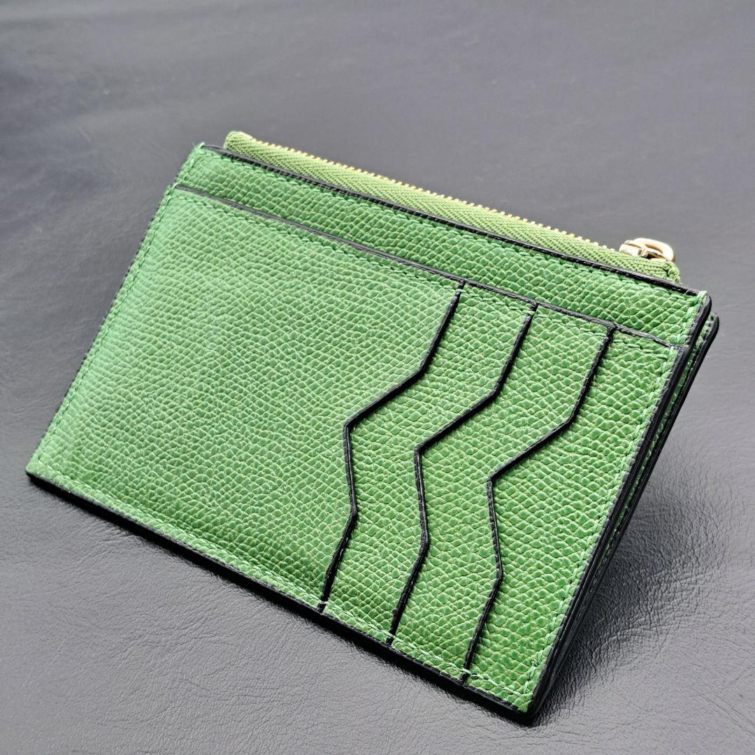 Valextra ヴァレクストラ カードケース ケース 現行 グリーン
