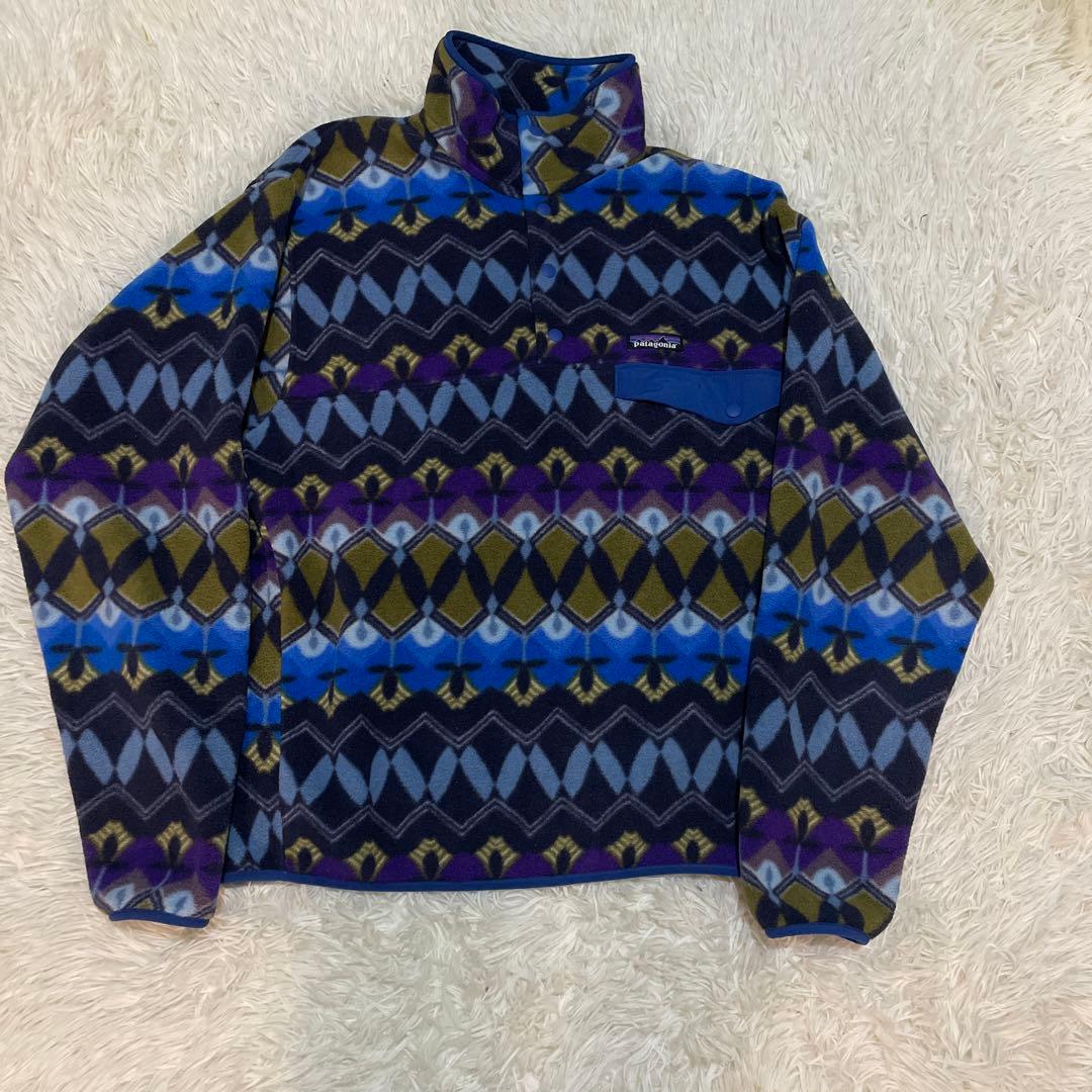 美品！patagonia パタゴニア/フリースジャケット/S/マルチカラー/総柄