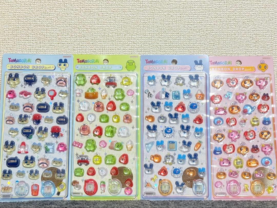 ボンボンドロップシール たまごっち 4枚セット