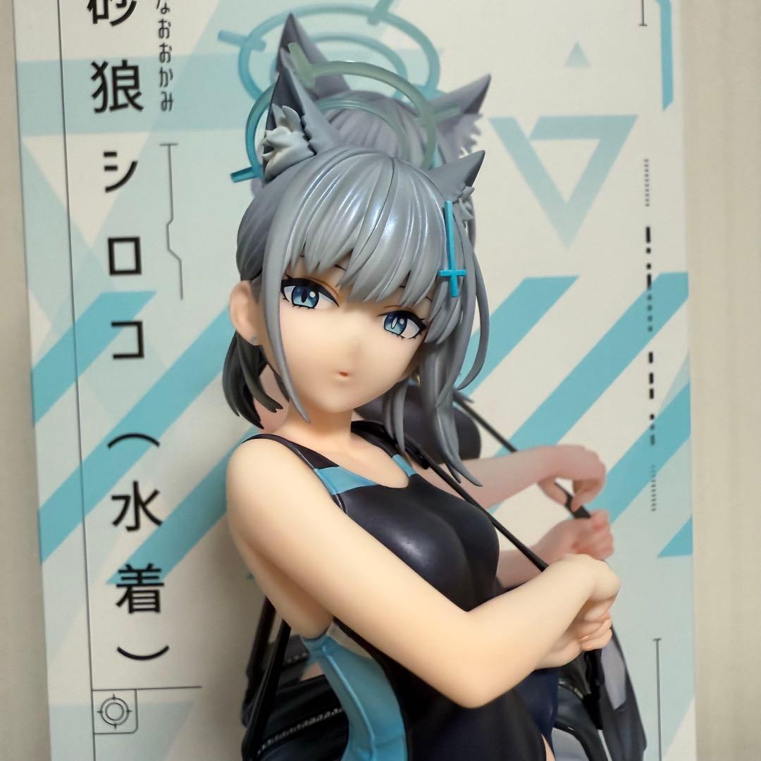 開封済み ブルアカ 砂狼シロコ（水着） フィギュア