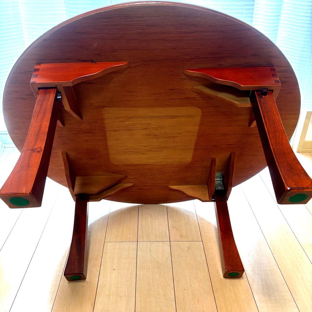 【激レア】ちゃぶ台 円卓 丸卓 昭和レトロ アンティーク 木製 インテリアその他