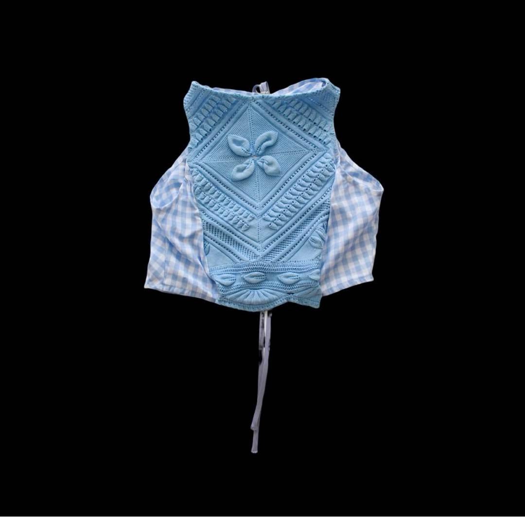 nude vintage クロシェット　トップス