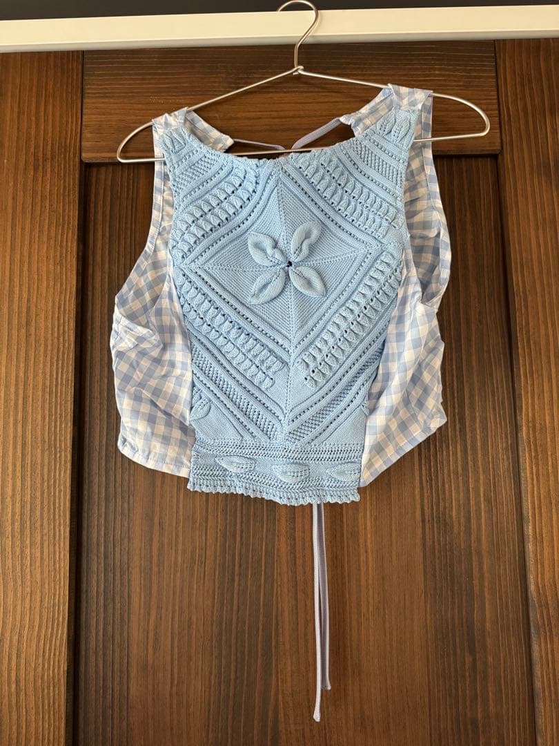 nude vintage クロシェット　トップス