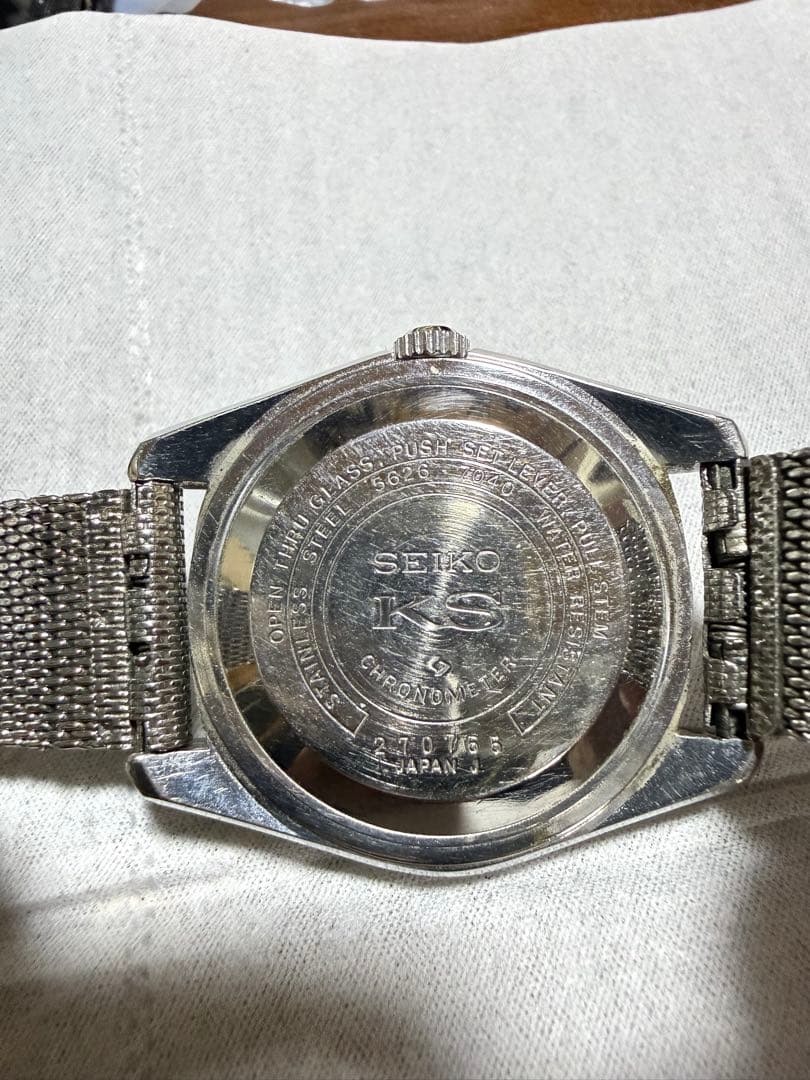 SEIKO KS 5626-7040 CHRONOMETRジャンク扱い。