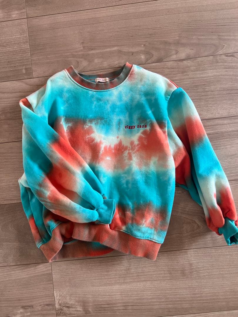 ZIGGY ZAZA タイダイ トレーナー 3-5y