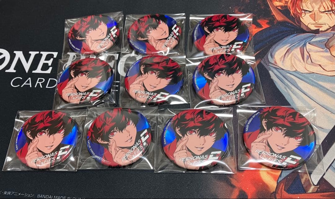 ペルソナ5 雨宮蓮 缶バッジ FIFS ベルベットブルー ver. 10個