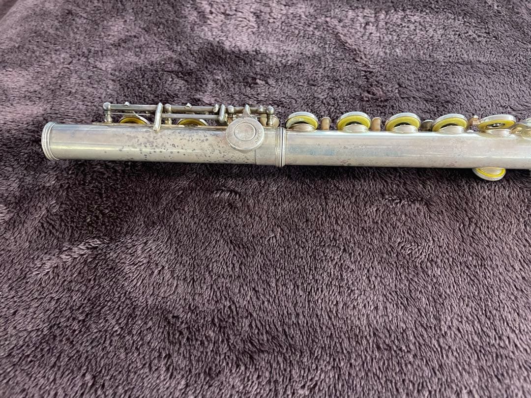 日本製 銀製 フルート本体 ケース付き　YAMAHA/ヤマハ