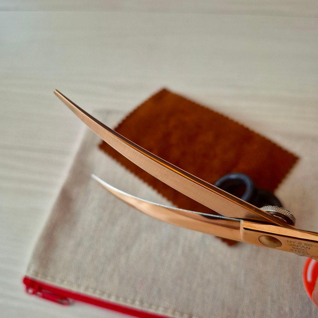 新品★フェニーチェ ★カーブシザー ギザ刄★6.5 in トリミングばさみ