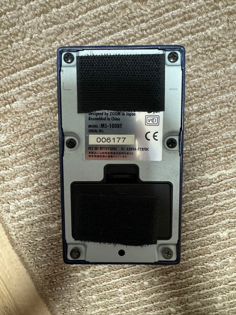 ZOOM MS-100BT ギターエフェクター