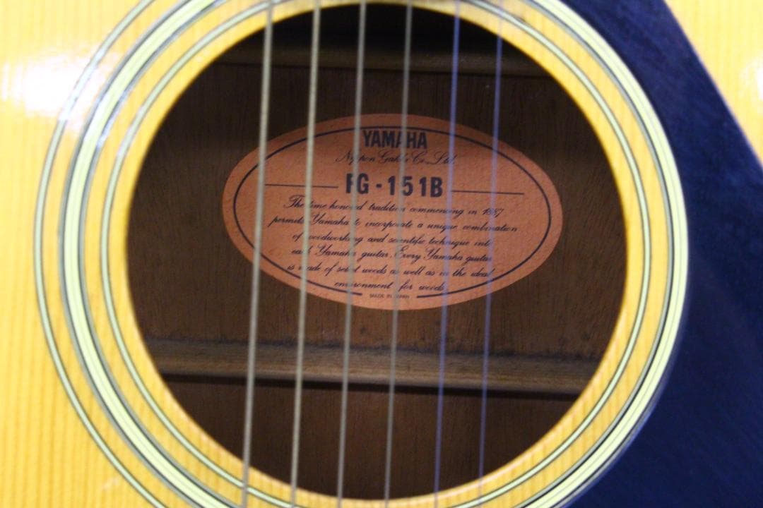 ▲ヤマハ/YAMAHA FG-151B アコースティックギター