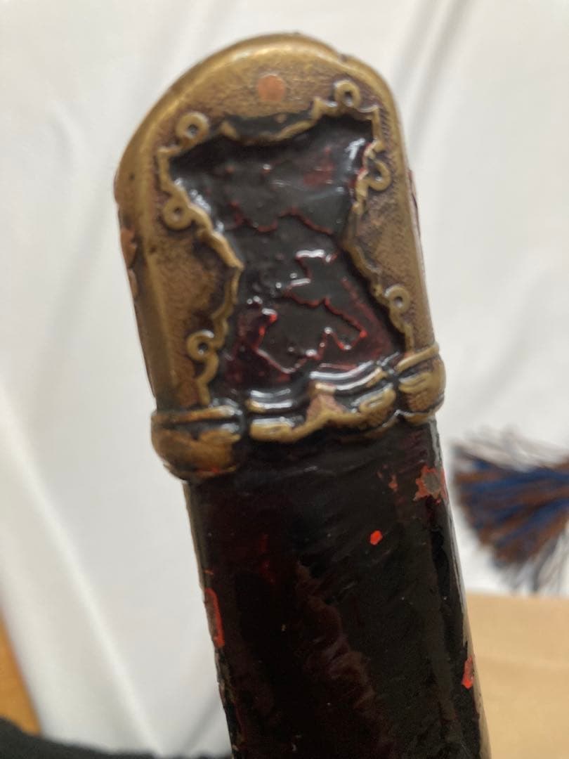 ま*ん様 94式軍刀　模造刀身　尉官サーベル用刀緒