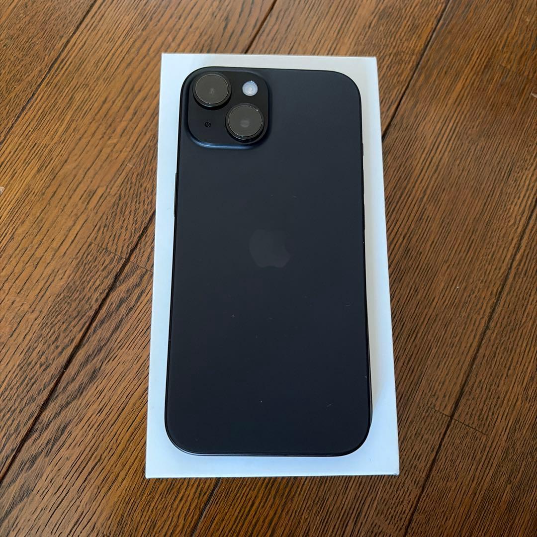 iPhone 15 ブラック 128GB 本体 箱付き（ケーブルなし）