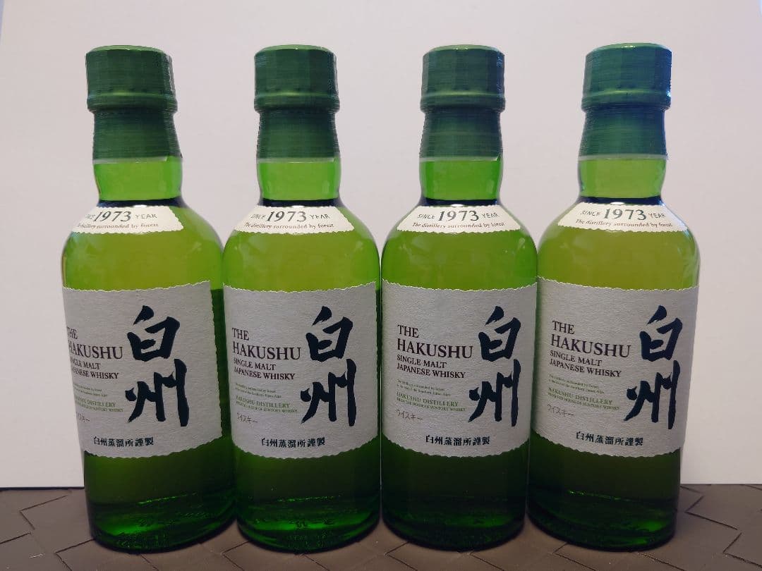 白州　シングルモルトウイスキー　180ml　4本