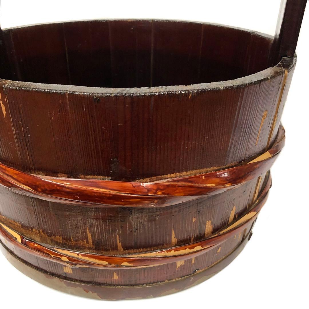 ■ 時代物・レトロ ■ 木桶・木製桶・インテリア・ディスプレイ・花器・古道具