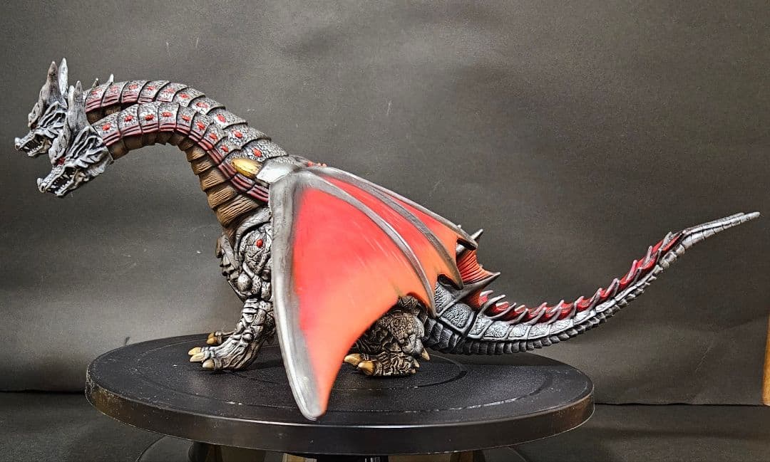 ゴジラ怪獣ソフビ　デスギドラ　リペイント完成品