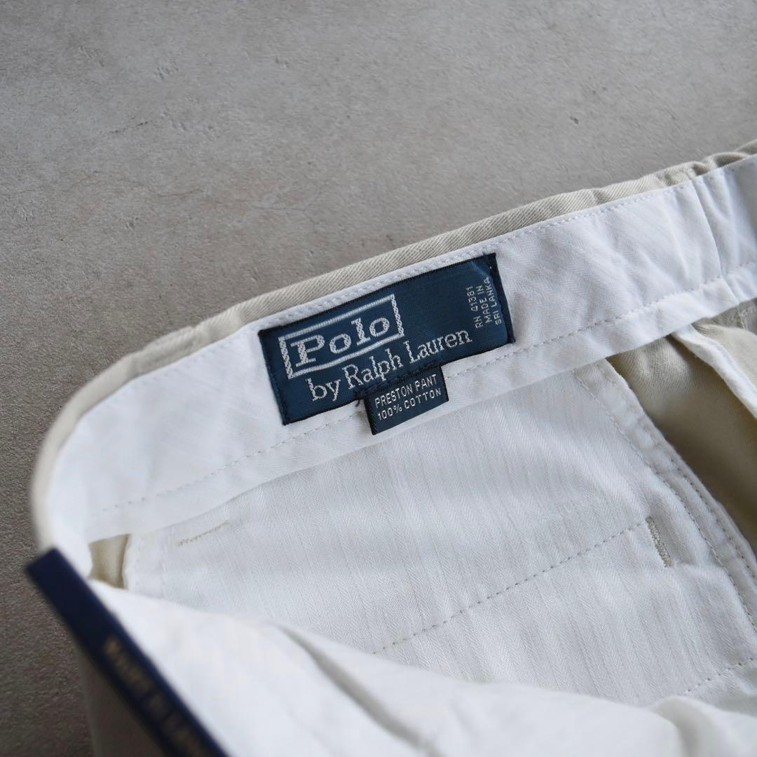 90s ラルフローレン ノータックチノ ポロチノ 未使用 W31 L30 レア