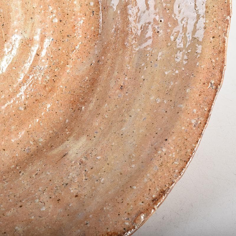 茶道具　萩焼　十代　三輪休雪作　菓子器　共箱　V　R8787B