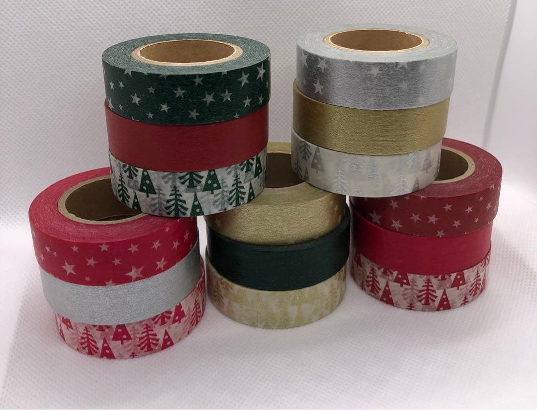 marks クリスマスデザイン マスキングテープ 15点