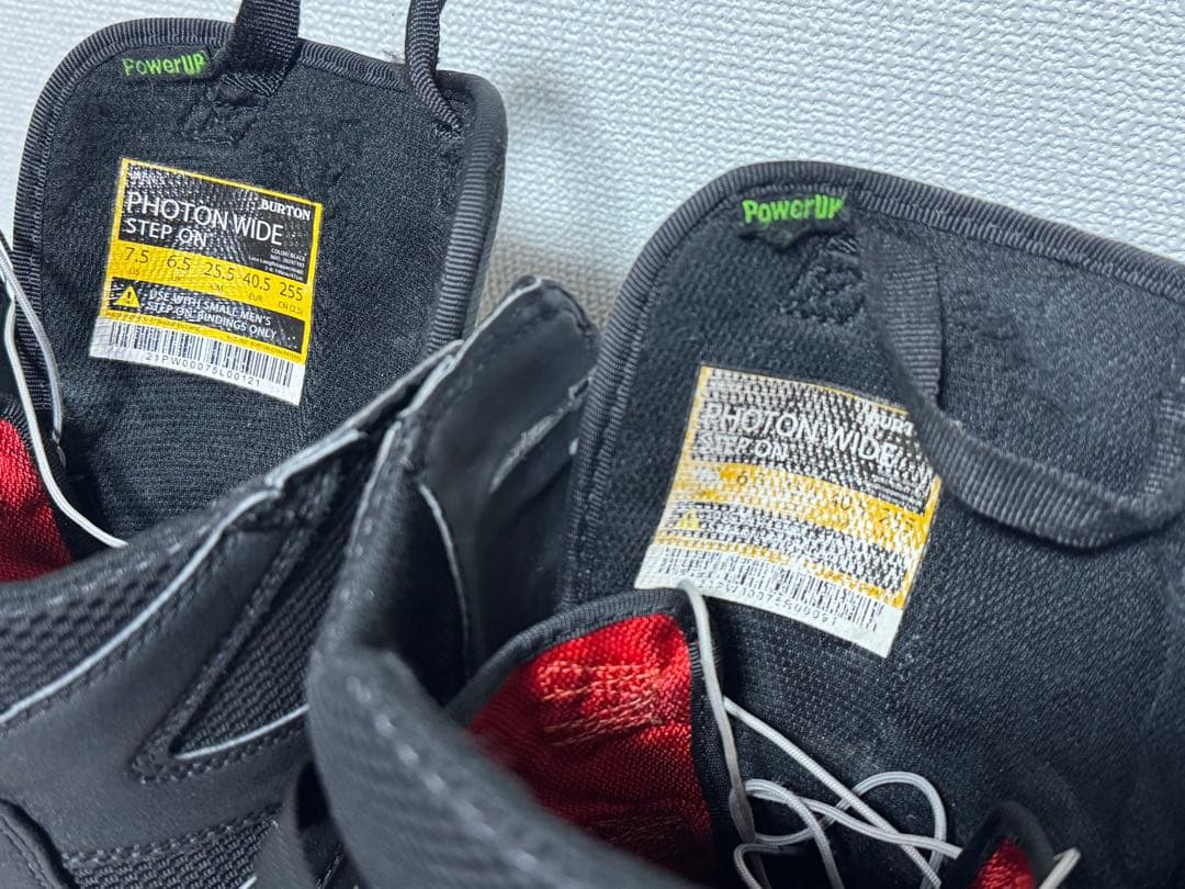【インナー美品】BURTON PHOTON WIDE step on 25.5