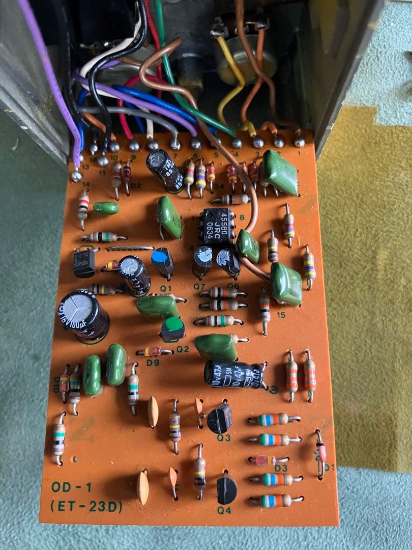 BOSS Over Drive OD-1 1980.12製造　ギターエフェクター