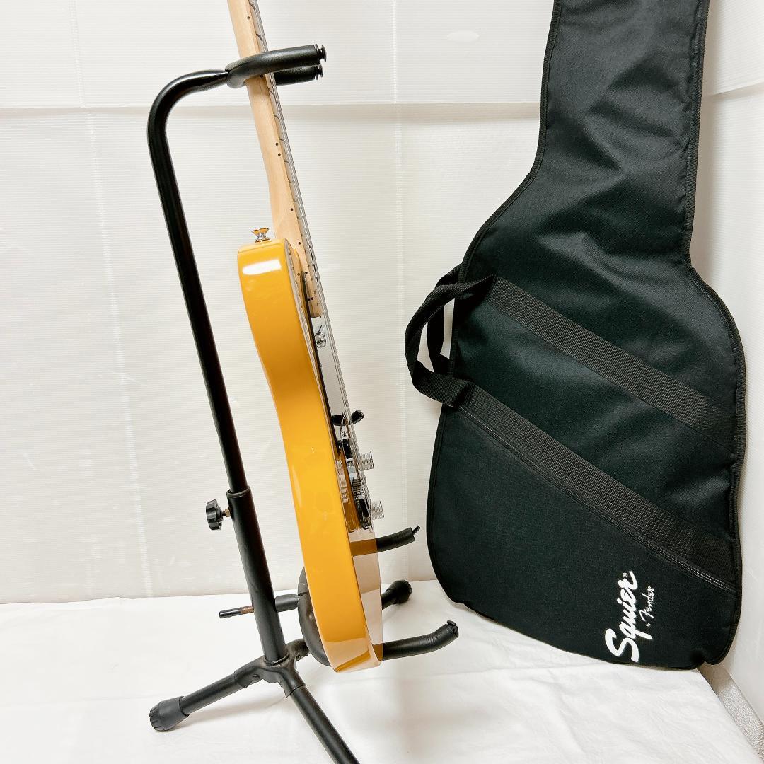 美品 Squier スクワイヤー Telecaster テレキャスター イエロー