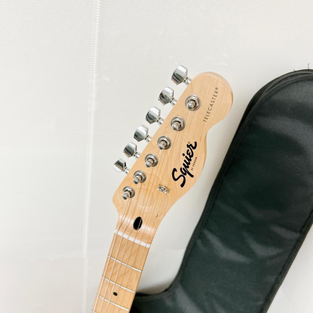 美品 Squier スクワイヤー Telecaster テレキャスター イエロー