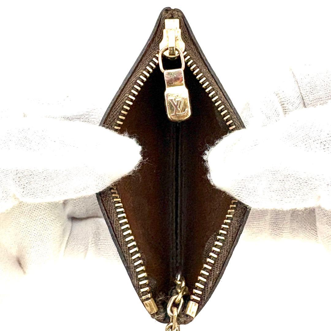 美品✨ルイヴィトン モノグラム ポシェットクレ ケース 小銭入れ　財布