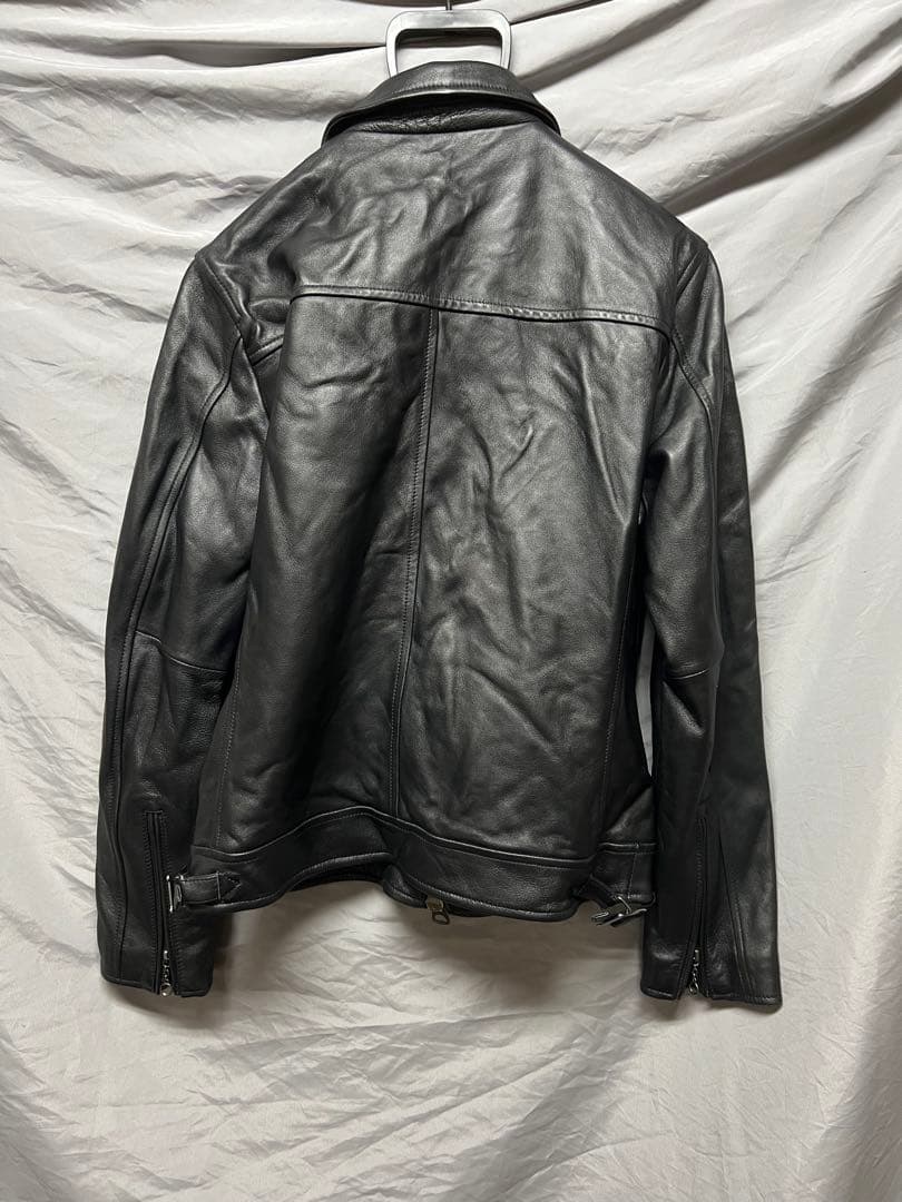 新品　BACK NUMBER ラムレザー シングルライダース Lサイズ