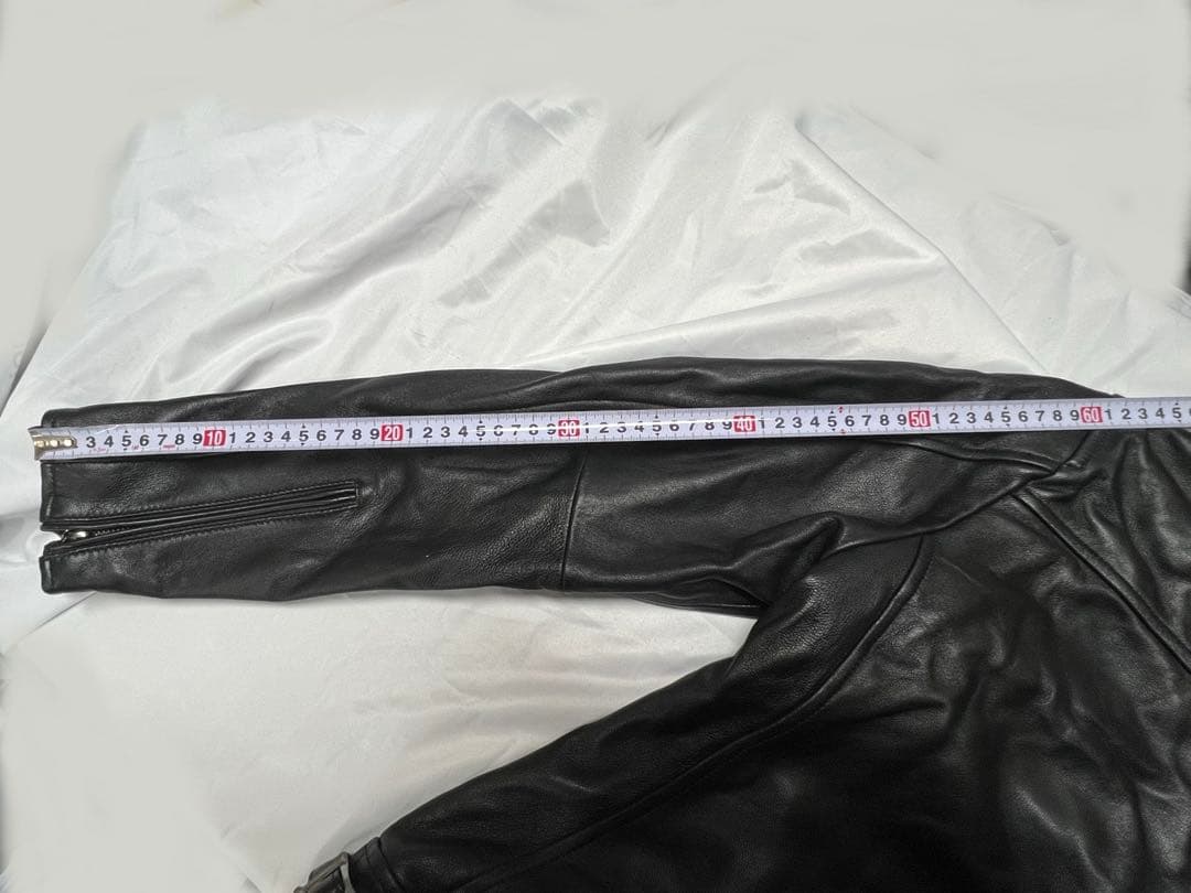 新品　BACK NUMBER ラムレザー シングルライダース Lサイズ