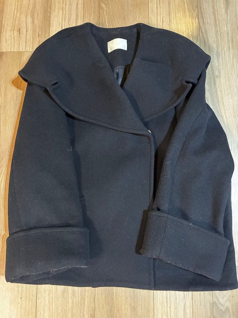 CELFORDセルフォード　ビッグカラーショートコート　ネイビー