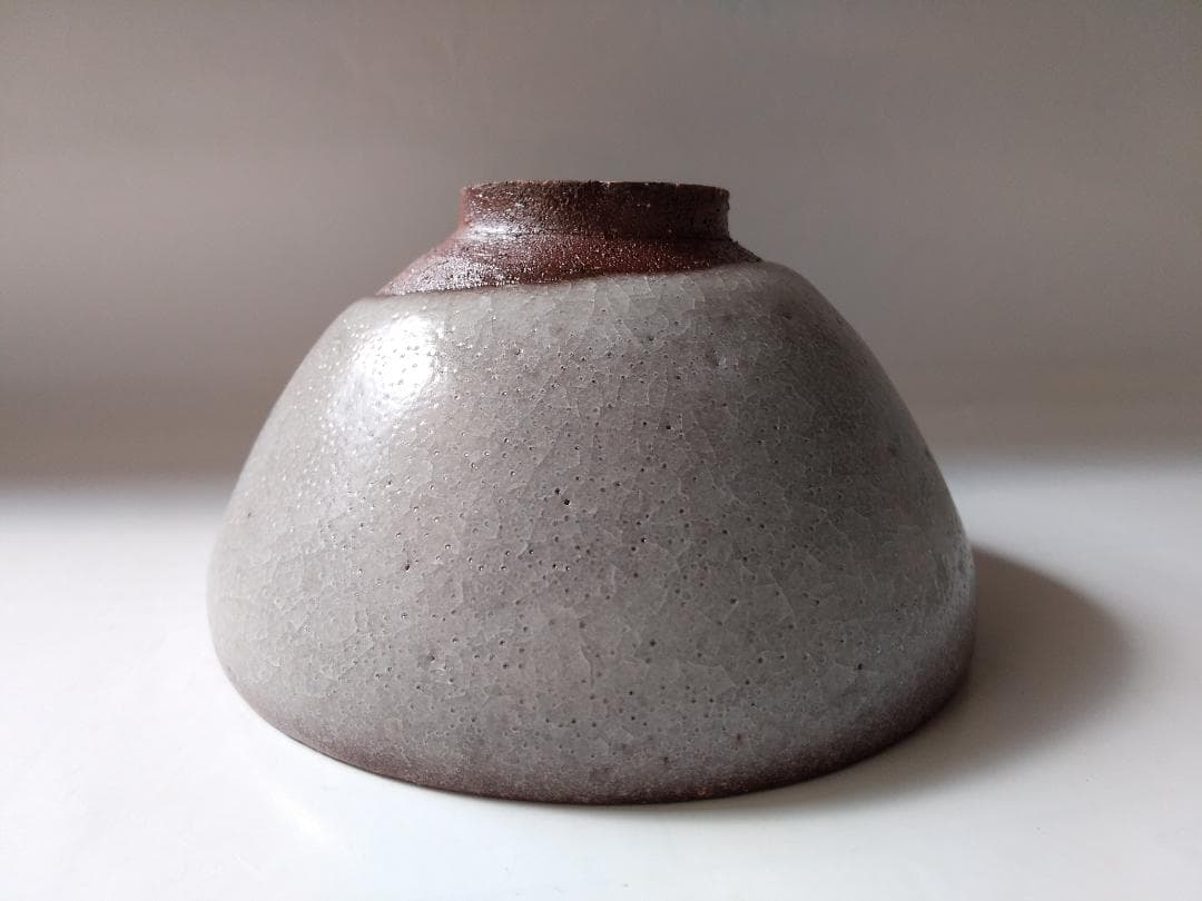 白釉茶碗 木村盛康 茶器 抹茶碗 共箱 共布 栞 茶碗 新品 未使用 です。