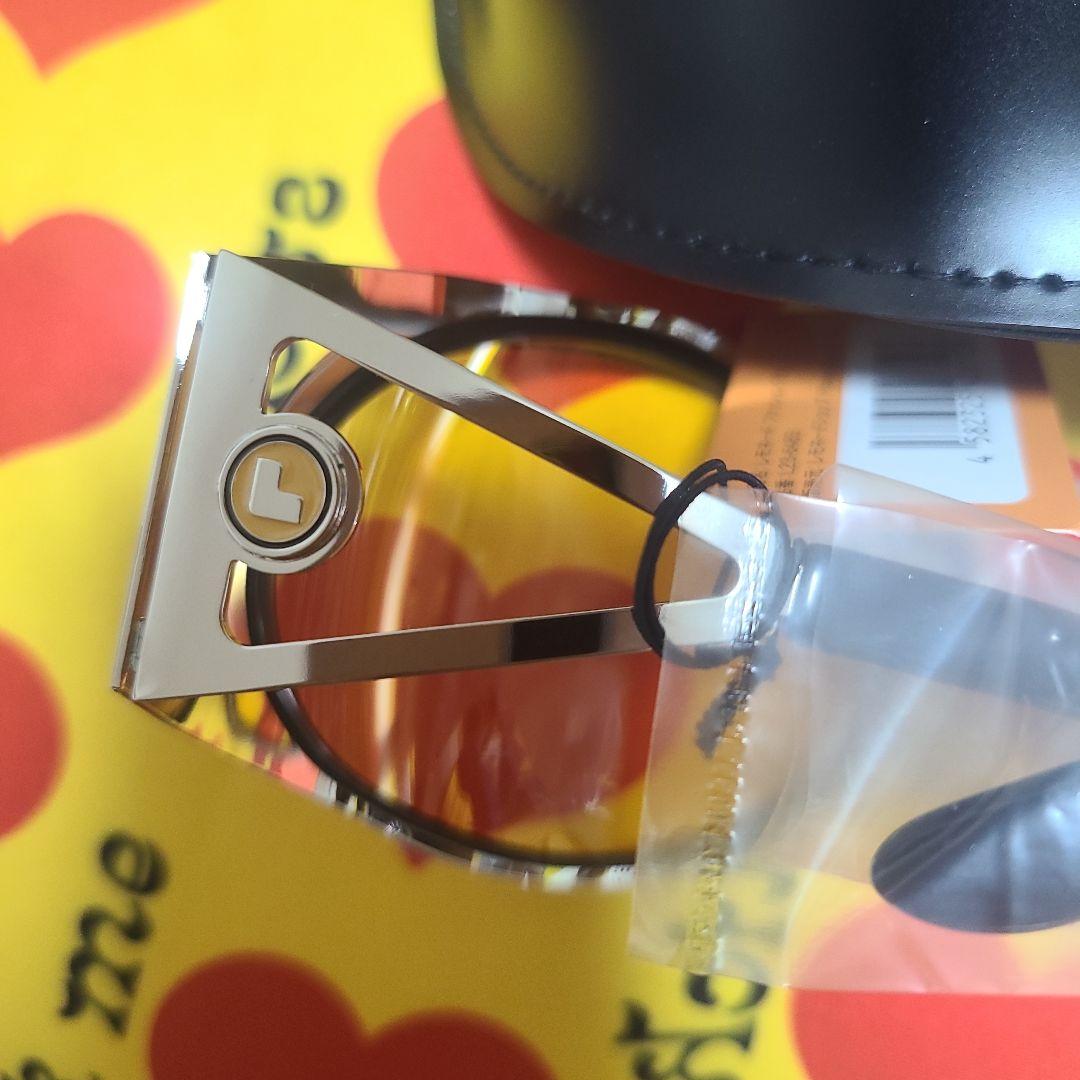 LEMOONed ラウンド型サングラス イエロー