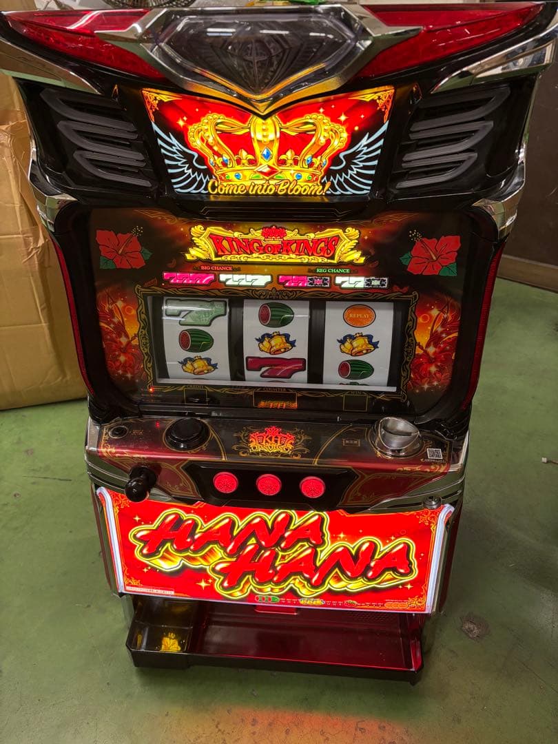 ＳキングハナハナＳＰ－３０ パチスロ 実機 パイオニア◆不要機付