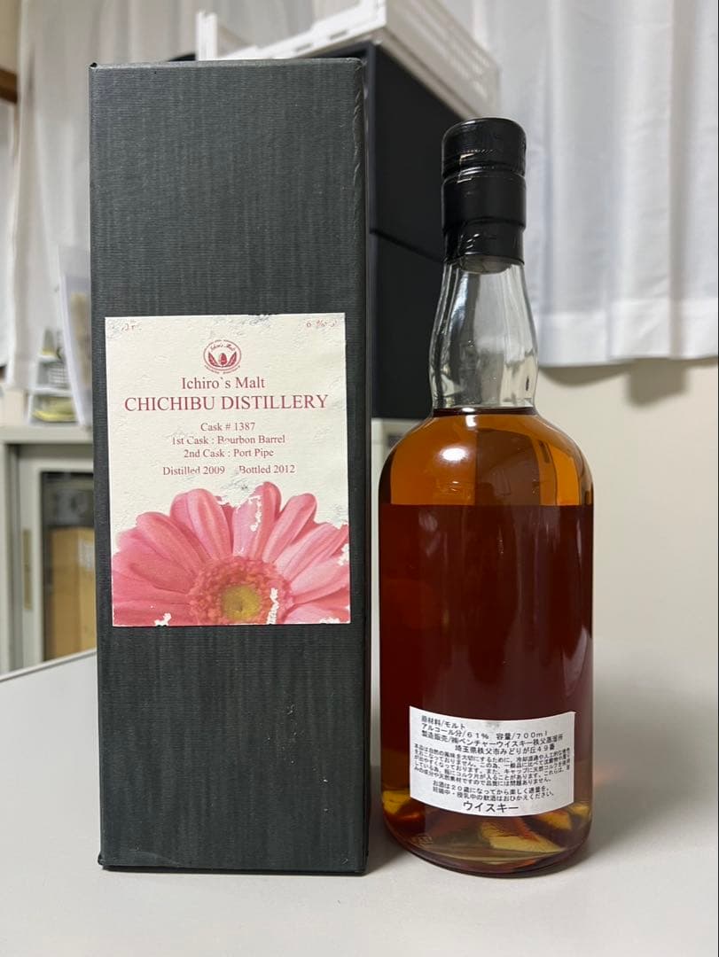 イチローズモルト 2009 秩父蒸溜所　フラワーラベル ポートパイプ 未開封