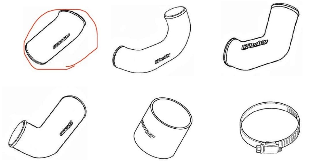 BNR32 TRUSTインタークーラー パイピングセット　USED　最終値下げ！