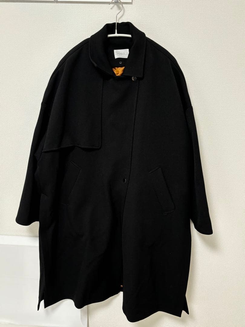 最終値下げ　linkable コート ブラック