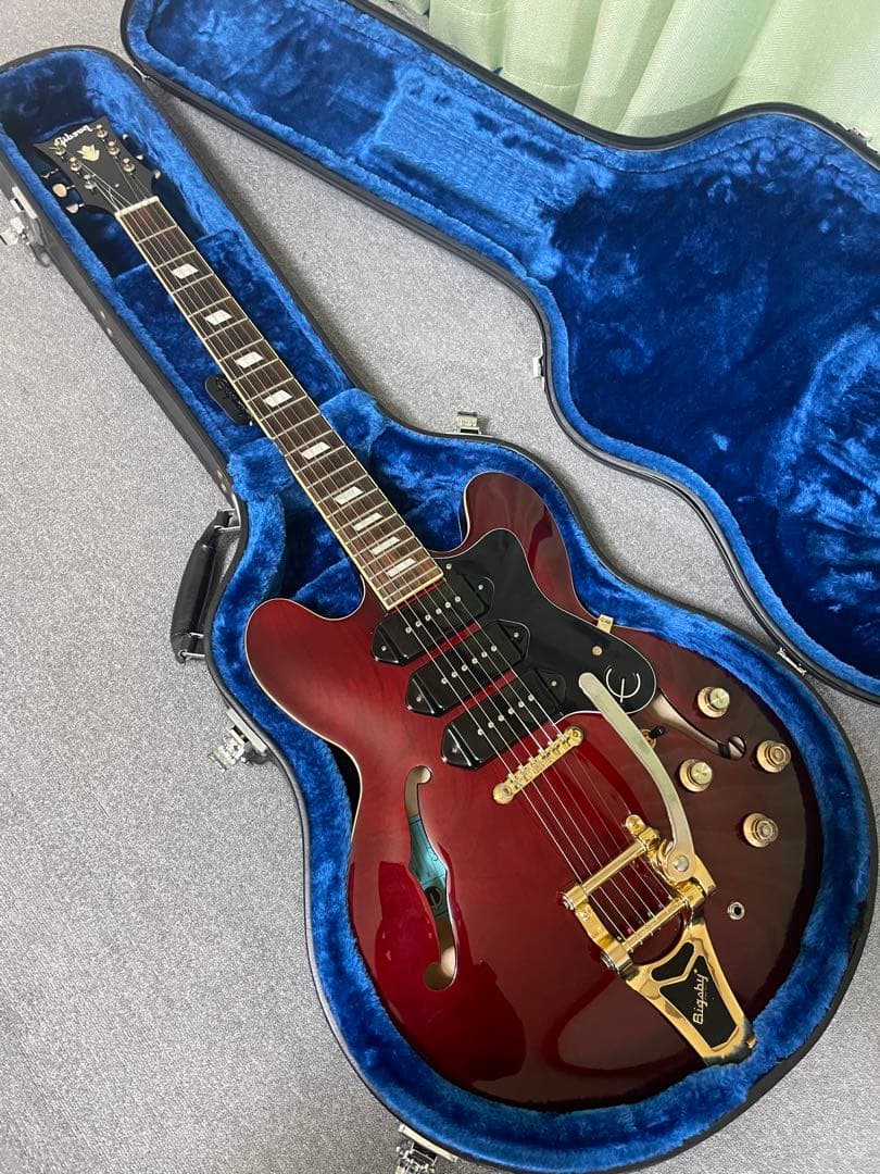 おまけ付きEpiphone Riviera Custom P93 355p90