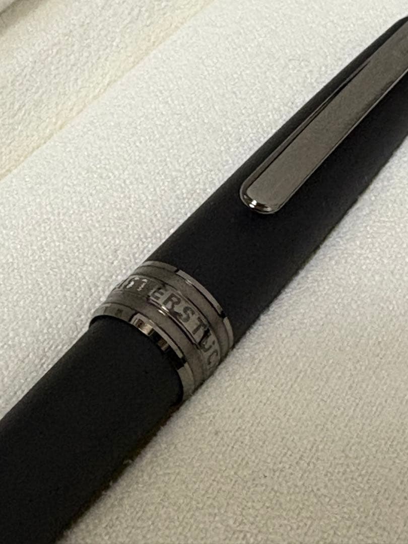 モンブランマイスターシュテュックウルトラブラックローラーボール美品