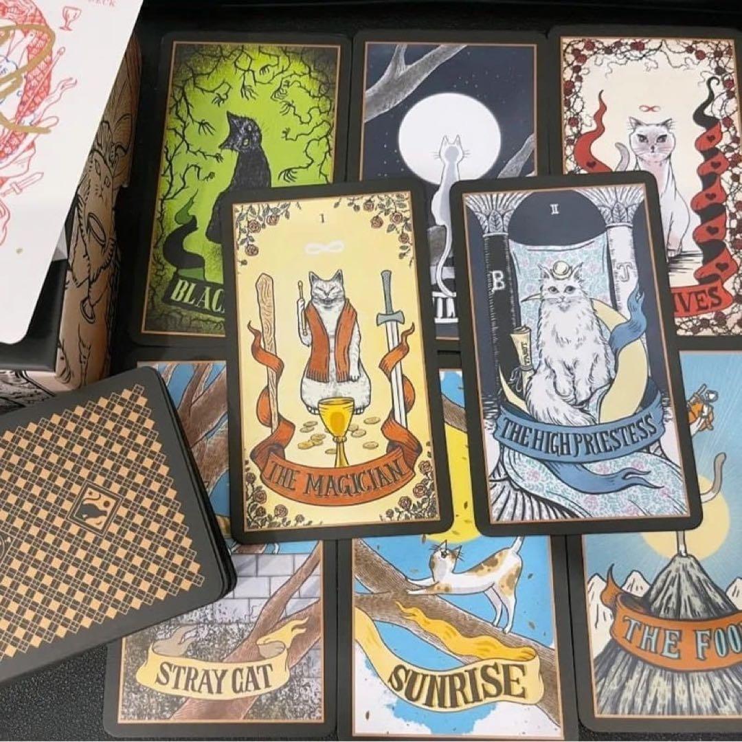 STRAY CAT TAROT BLACK EDITION 猫 タロット 占い