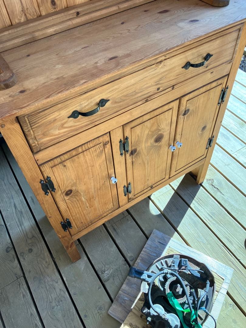 木製カントリー風チェスト・キャビネット