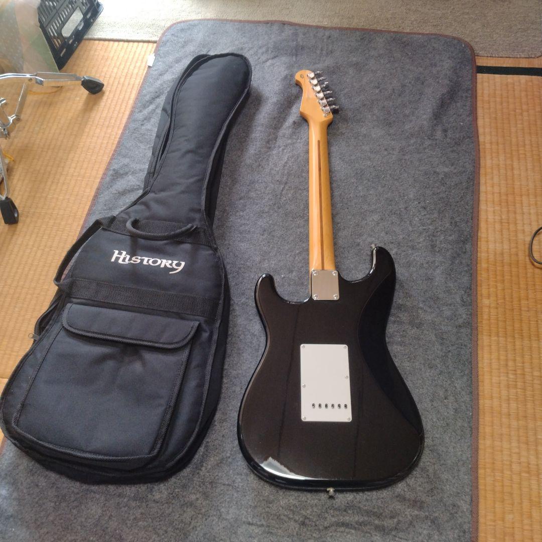 国産Historyストラトキャスター ブラック ゴトーペグ