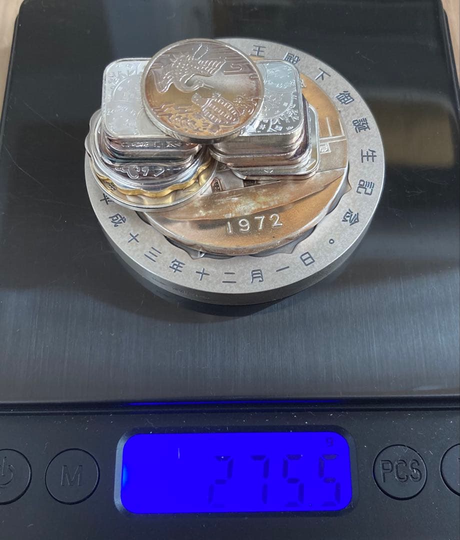 造幣局製 純銀まとめ 約275g