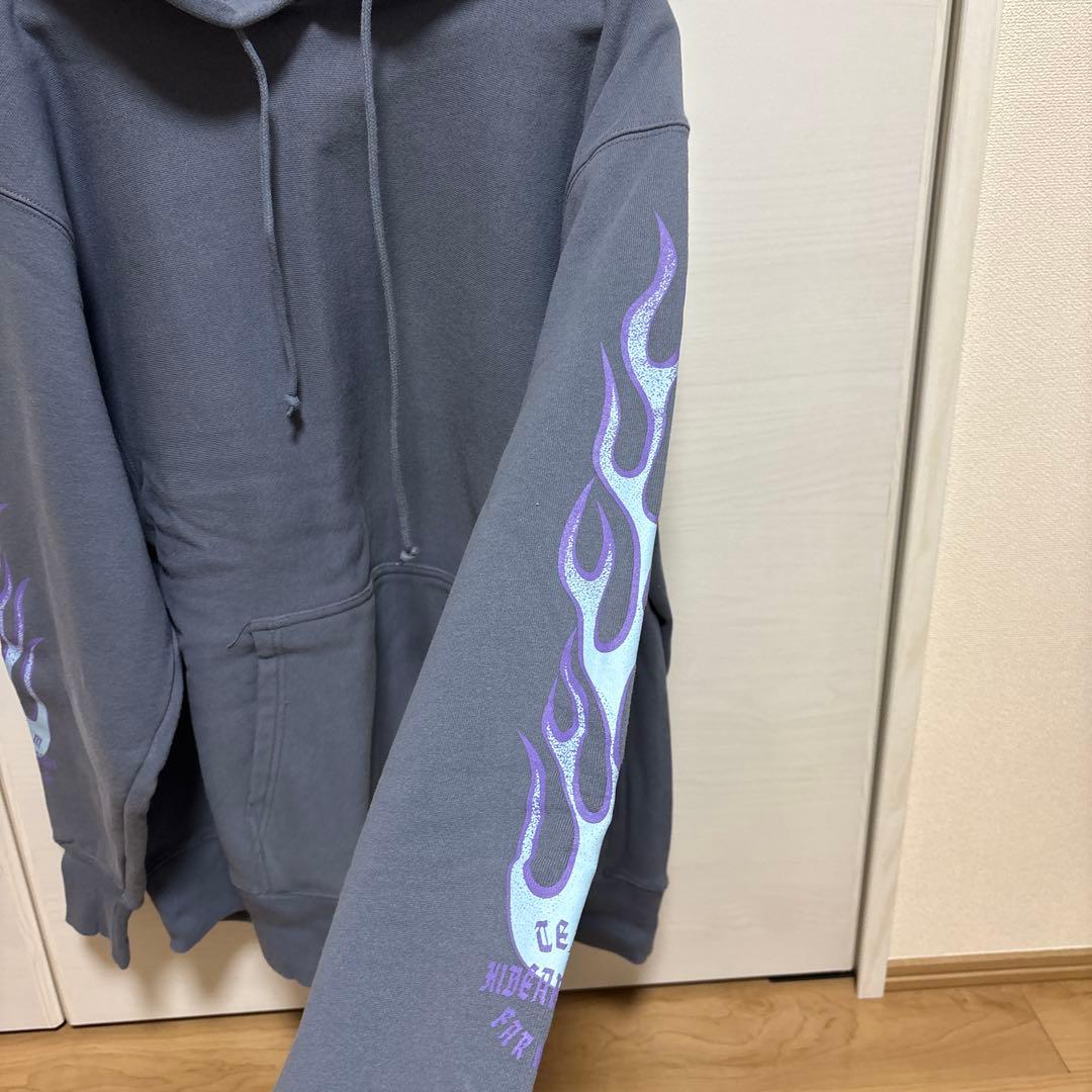 HideandSeek ブルーグレー XL パーカー