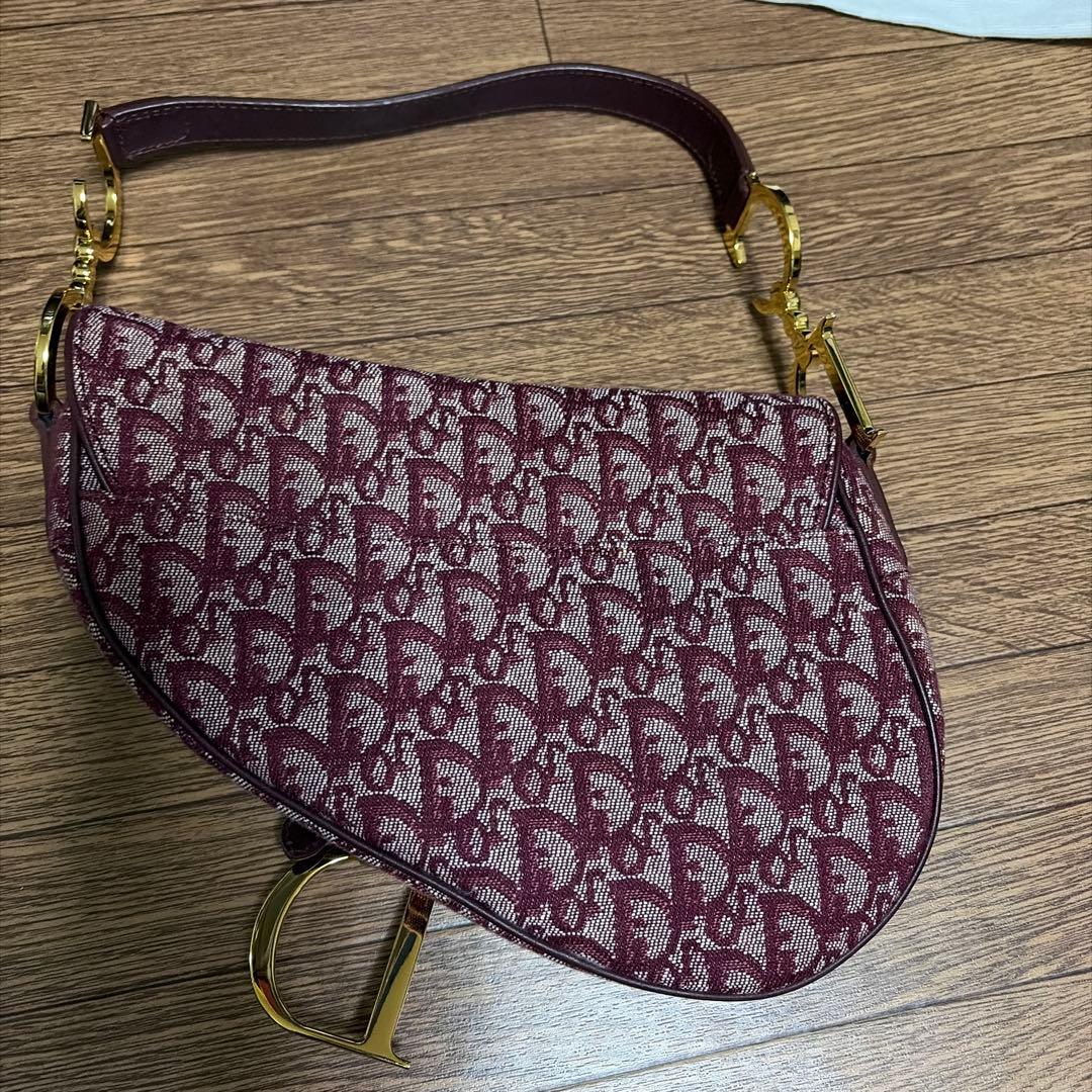 Dior サドルバッグ レッド