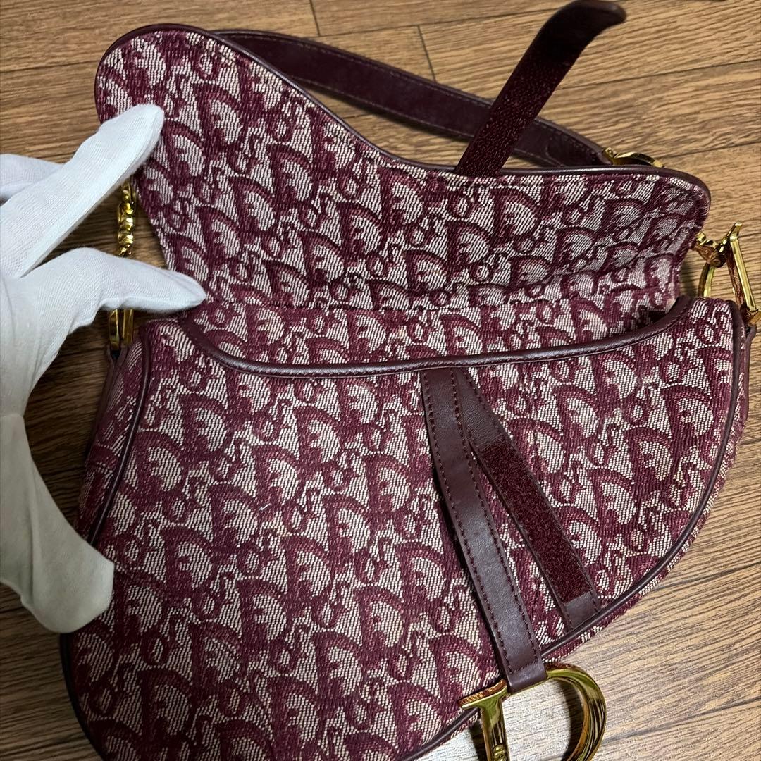 Dior サドルバッグ レッド