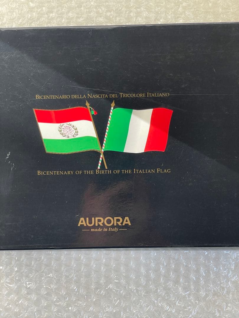 heyco　万年筆アウロラ　新品イタリアン・フラッグ緑白赤3本コンプリート