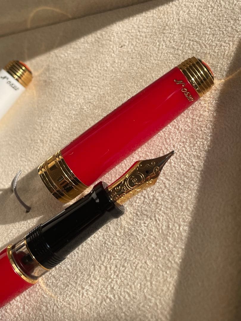 heyco　万年筆アウロラ　新品イタリアン・フラッグ緑白赤3本コンプリート