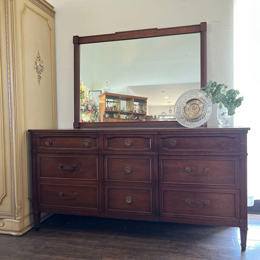 k408r120 ドレクセル 日本製 トライユン ミラーチェスト/サイドボード